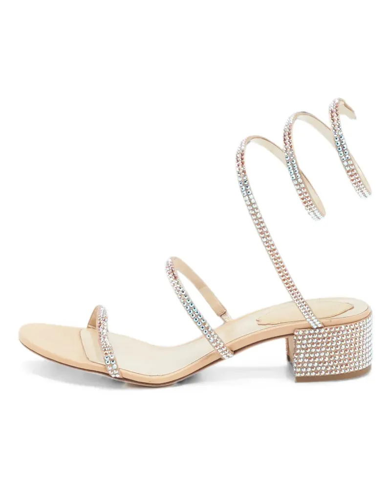 René Caovilla Cleo Sandalen - Nude Nude