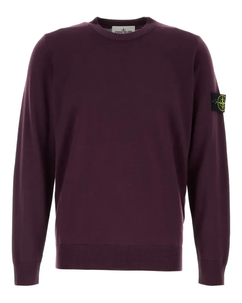 Stone Island Sweatshirt mit Rundhalsausschnitt - Violett Violett