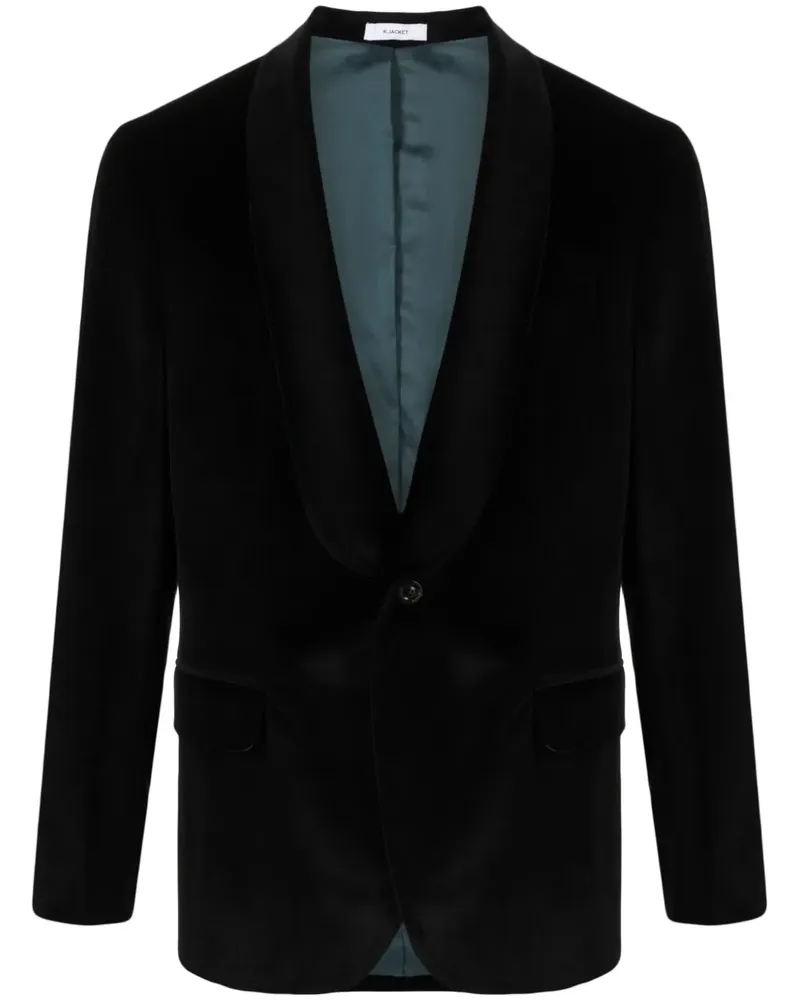 Boglioli K-jacket Sakko aus Samt - Schwarz Schwarz