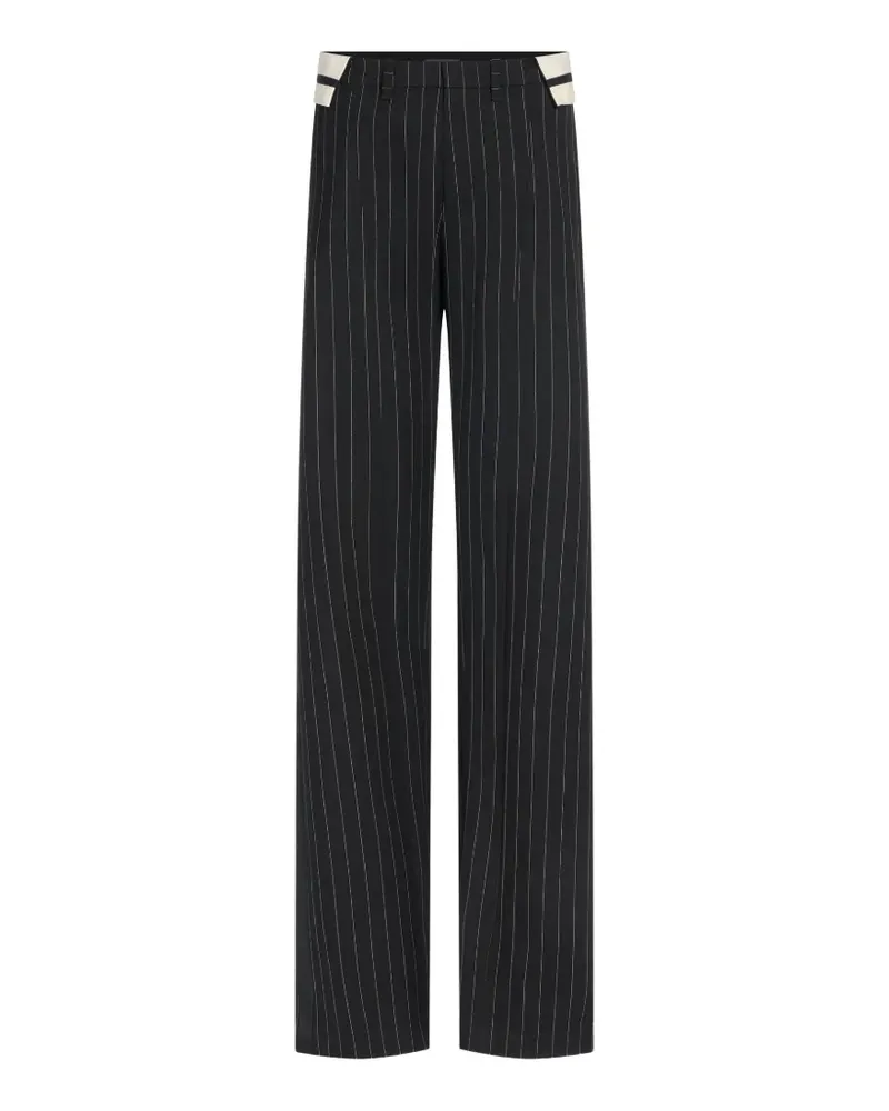 Jean Paul Gaultier Hose mit sichtbarem Bund - Schwarz Schwarz