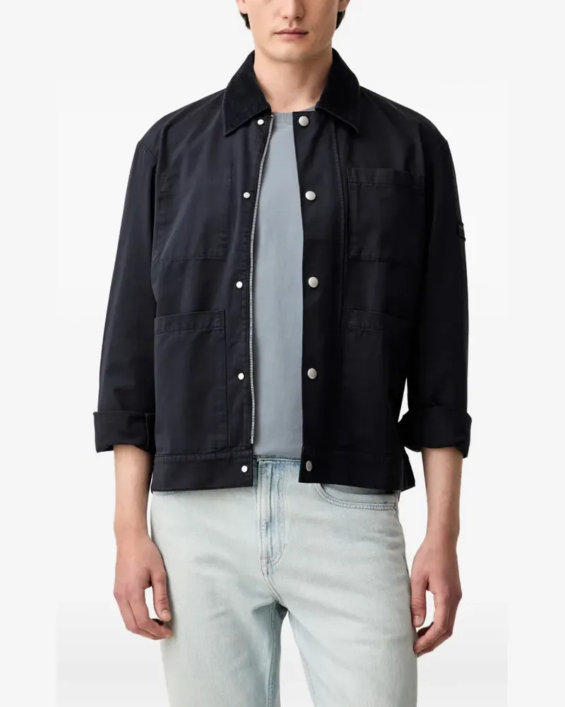 Marc O'Polo Jacke mit aufgesetzten Taschen - Blau Blau