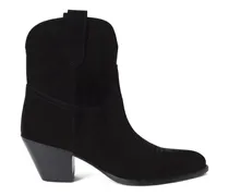 Western Cowboystiefel 57mm - Schwarz