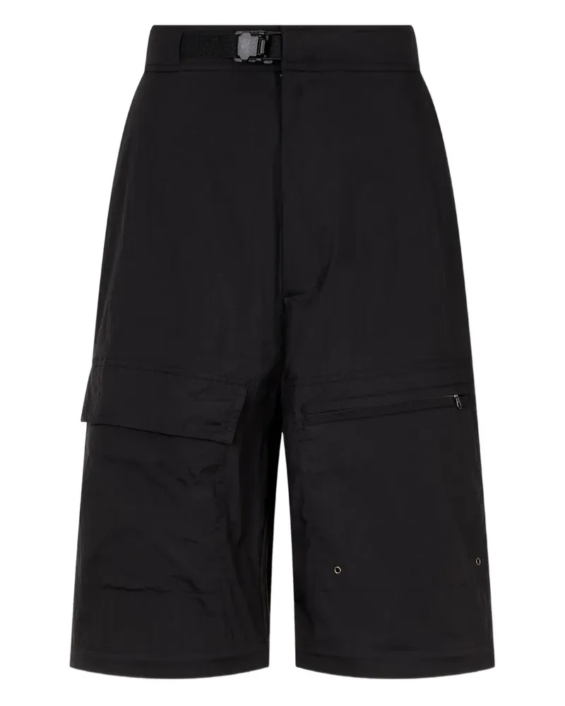 STUDIO TOMBOY Cargohose mit abnehmbarem Saum - Schwarz Schwarz