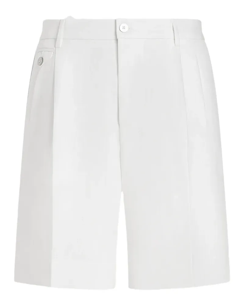 Dolce & Gabbana Bermudas aus Leinen - Weiß Weiß