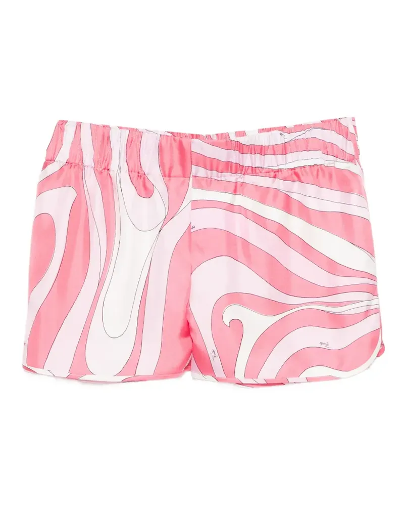 Emilio Pucci silk chino shorts - Rosa Rosa
