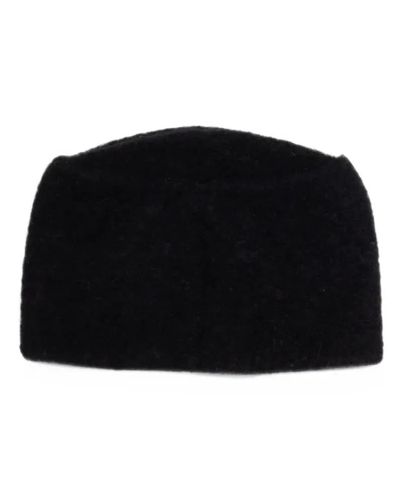 Lauren Manoogian brushed-knit beanie hat - Schwarz Schwarz
