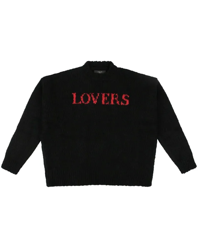 Amiri Lovers Wollpullover - Schwarz Schwarz