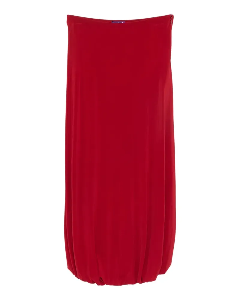 Jean Paul Gaultier draped asymmetric skirt - Rot Rot