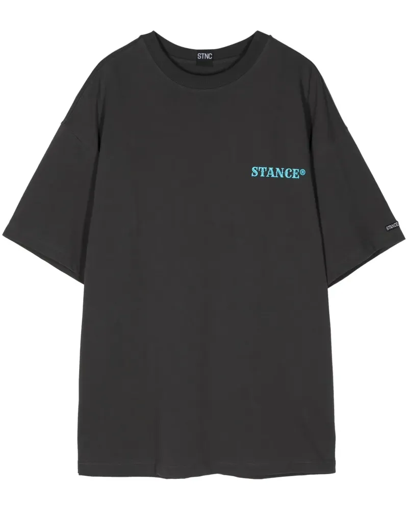 Stance T-Shirt mit Logo-Print - Grau Grau