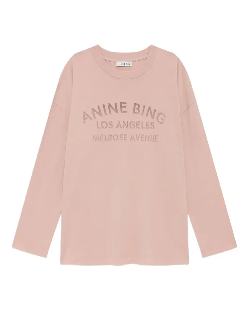 Anine Bing Ivan Langarmshirt - Rosa Rosa