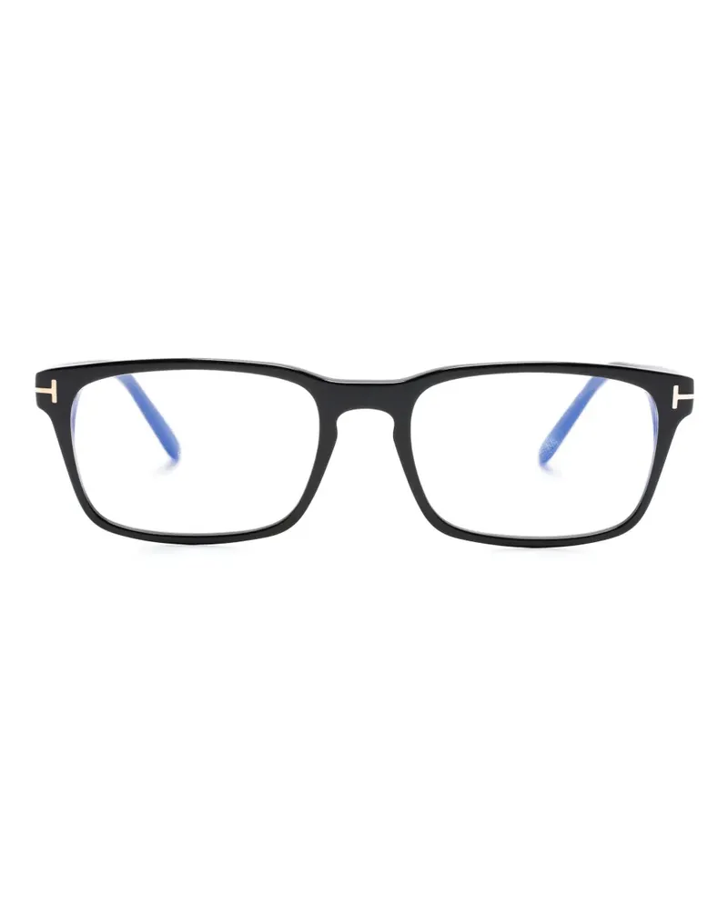 Tom Ford Brille mit eckigem Gestell - Schwarz Schwarz