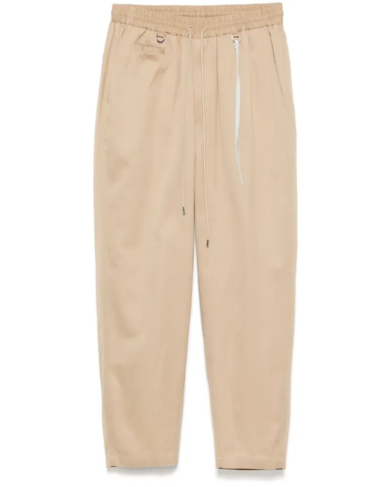 Mastermind Japan Hose mit Logo-Stickerei - Nude Nude