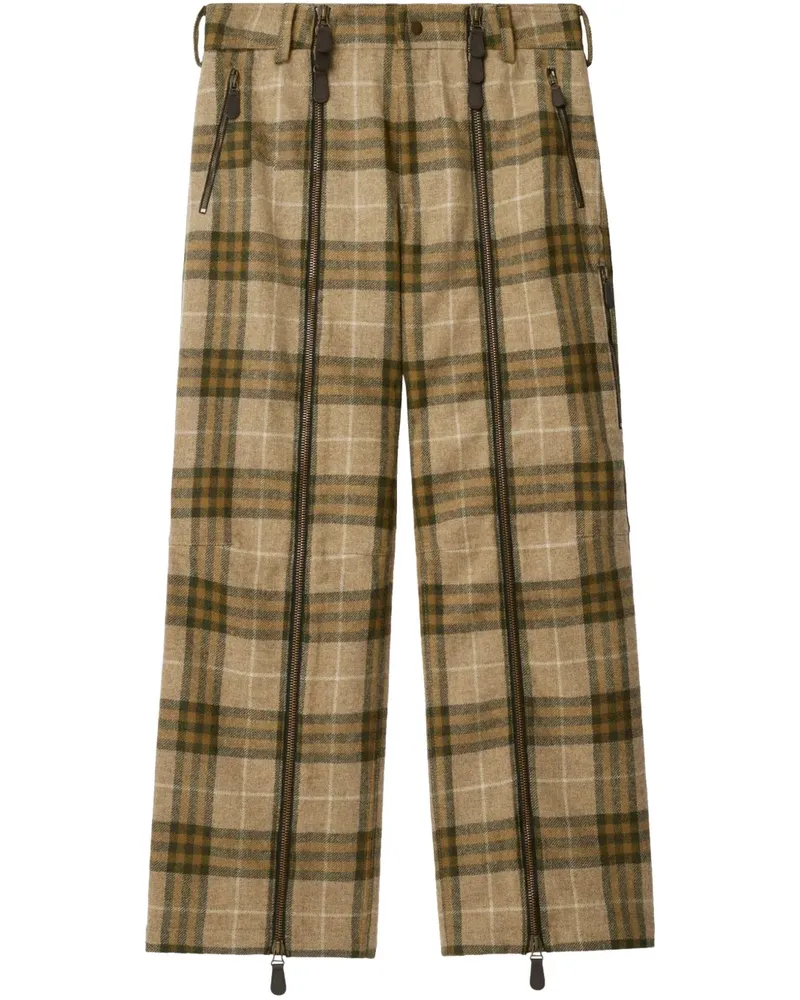 Burberry Hose mit Reißverschlussdetail - Nude Nude
