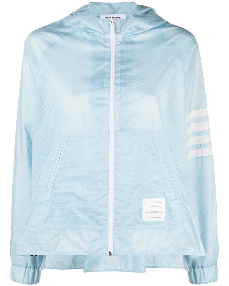 Thom Browne Leichte Jacke mit Streifen - Blau Blau