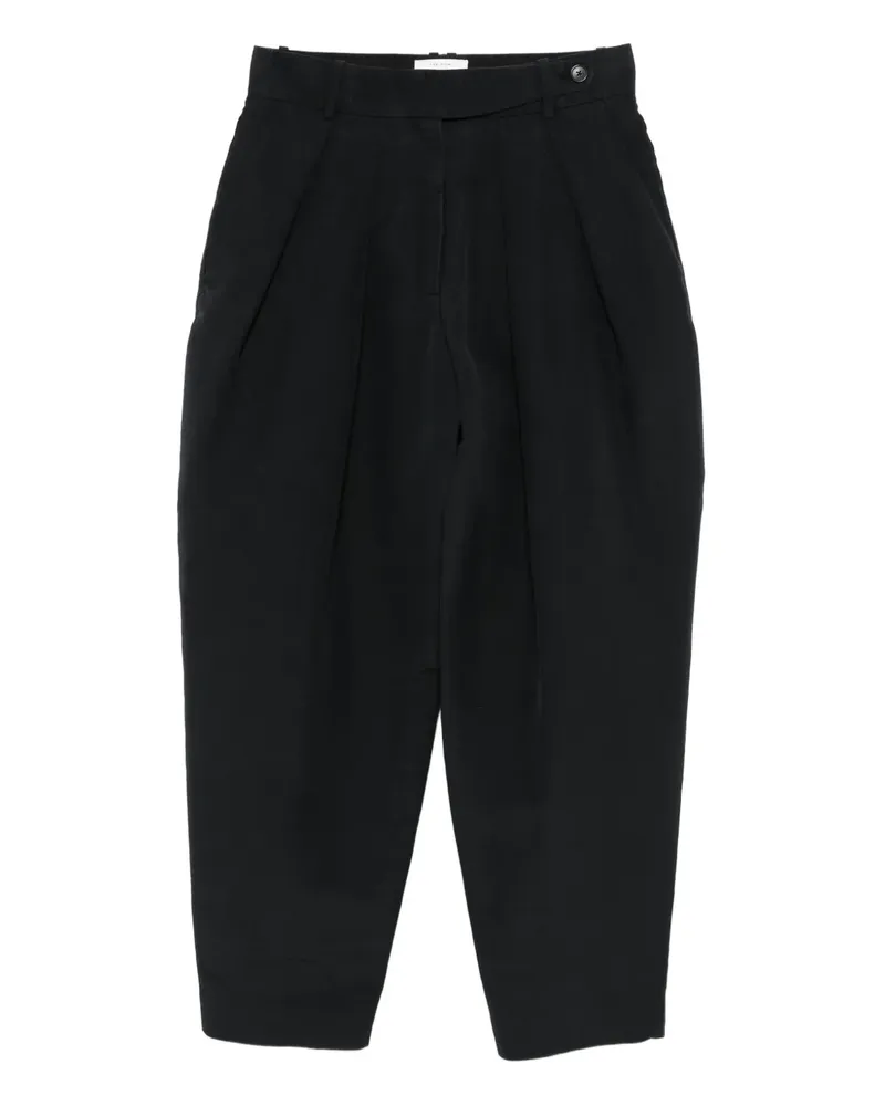 The Row Plissierte Hose - Schwarz Schwarz