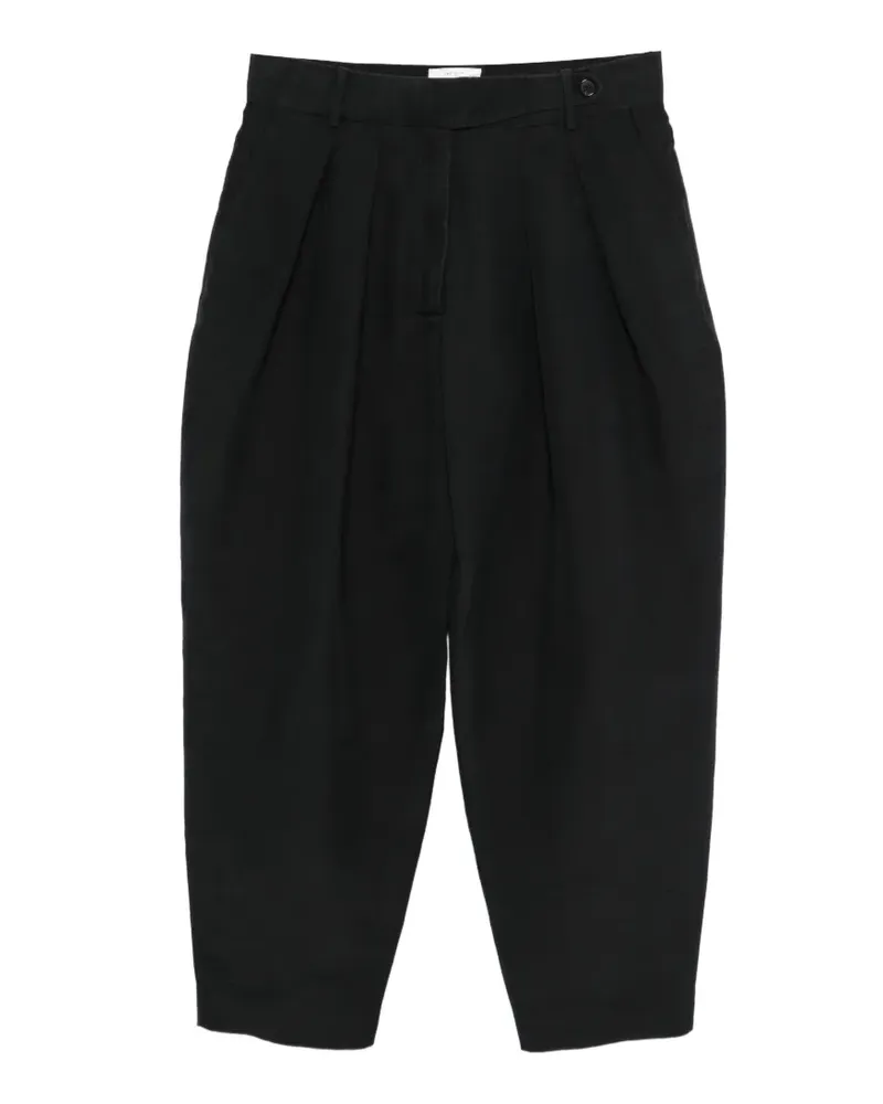 The Row Plissierte Hose - Schwarz Schwarz