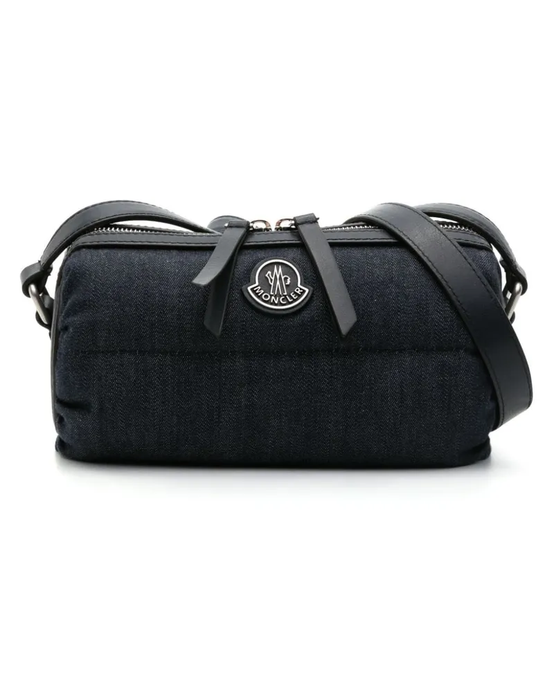 Moncler Keoni Denim-Umhängetasche - Blau Blau