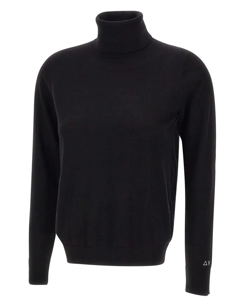 Sun68 Pullover mit Rollkragen - Schwarz Schwarz