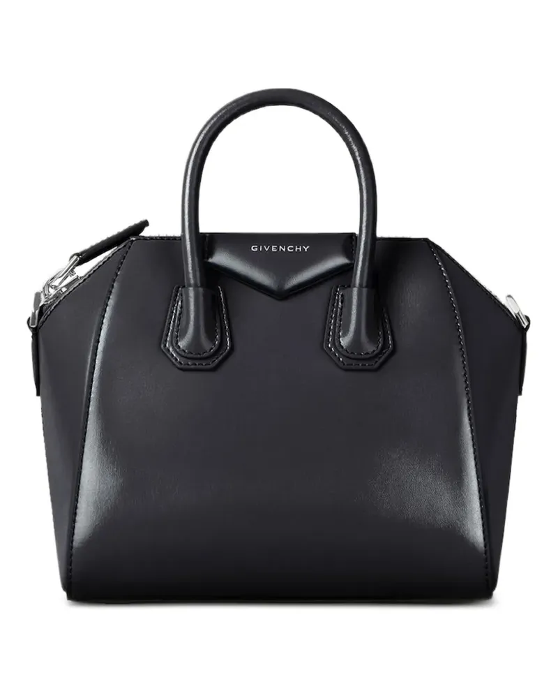 Givenchy Mini Antigona Tasche aus Leder - Schwarz Schwarz