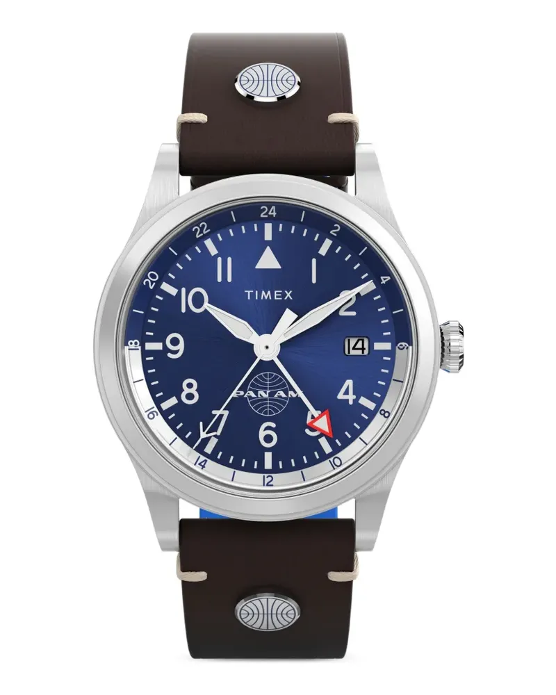 Timex Pan Am GMT Armbanduhr 39mm - Blau Blau