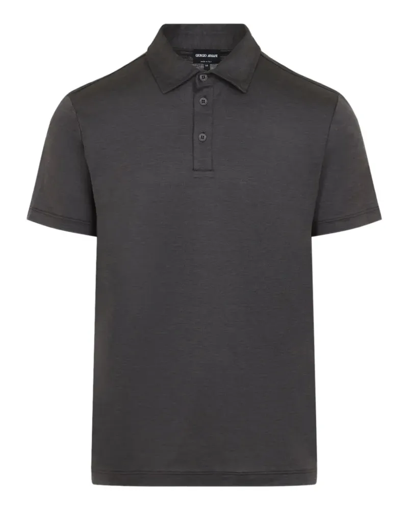 Giorgio Armani Poloshirt mit kurzen Ärmeln - Grau Grau