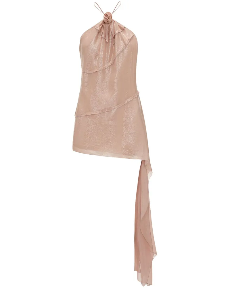 Victoria Beckham Top mit Blumendetail - Rosa Rosa