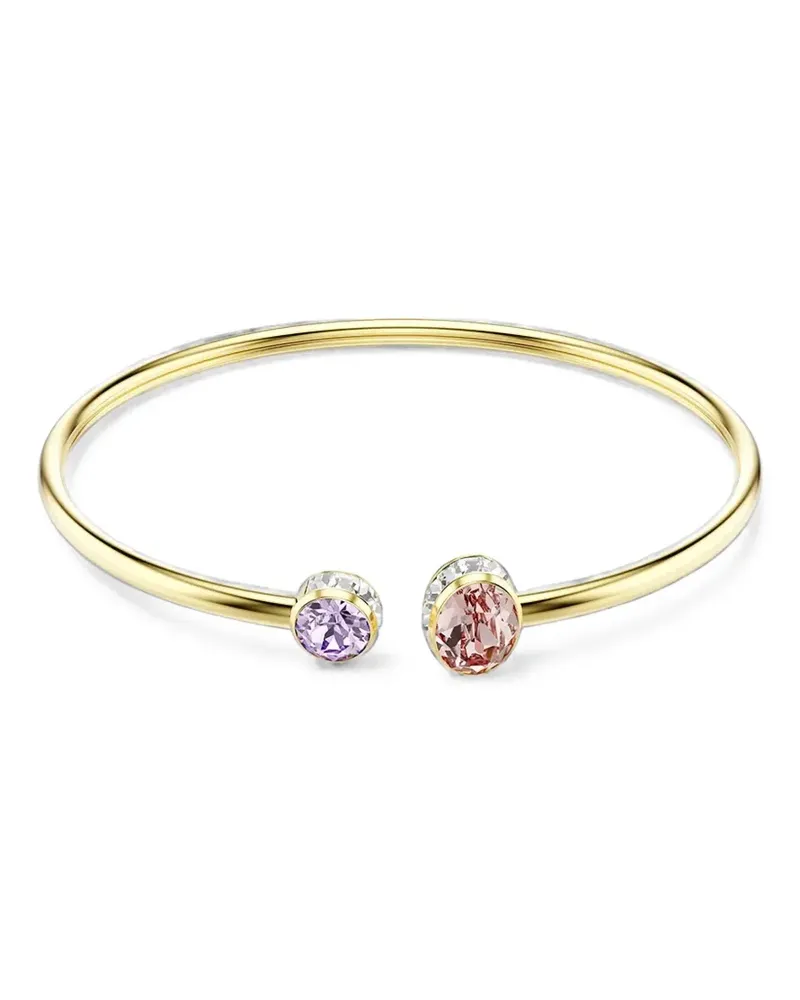 Swarovski Chroma crystal-embellished cuff bracelet - Gold Gold