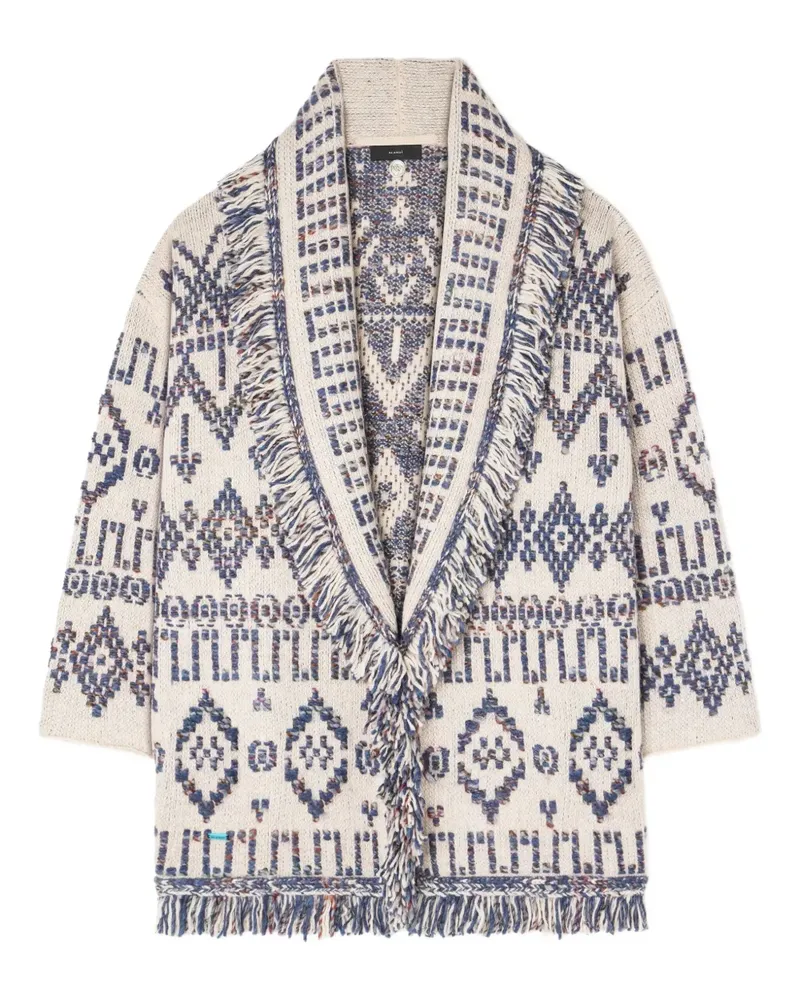 Alanui Grunge Beat Cardigan - Weiß Weiß