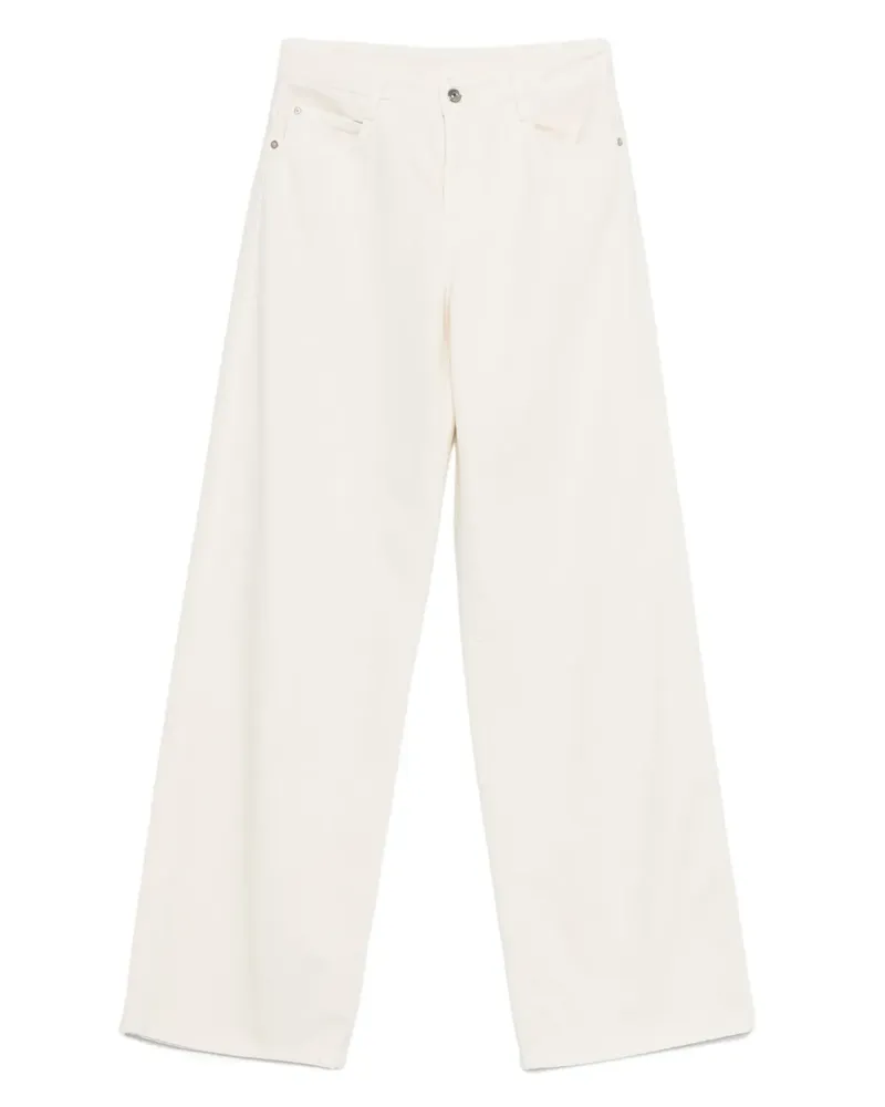 Ermanno Scervino Jeans mit weitem Bein - Weiß Weiß