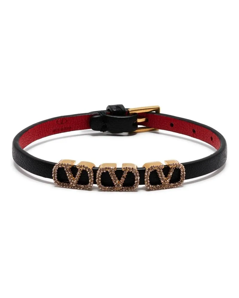 Valentino Garavani VLOGO Armband Schwarz