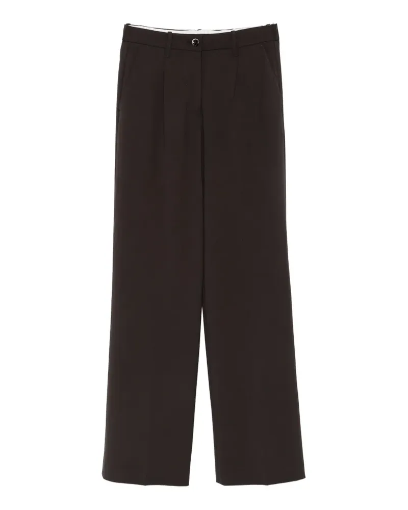 nine:inthe:morning Blenda Hose mit geradem Bein - Braun Braun