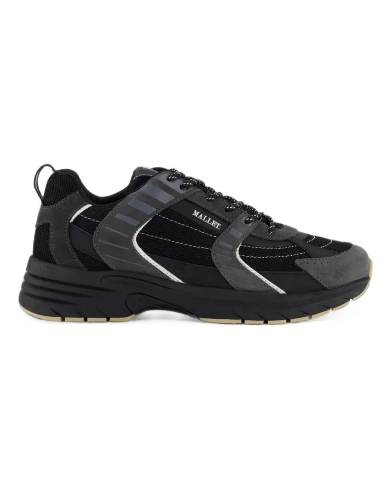 Mallet Holloway Low-Top-Sneakers mit Mesh-Einsätzen - Schwarz Schwarz