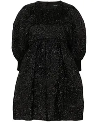 Simone Rocha Kleid mit Puffärmeln Schwarz