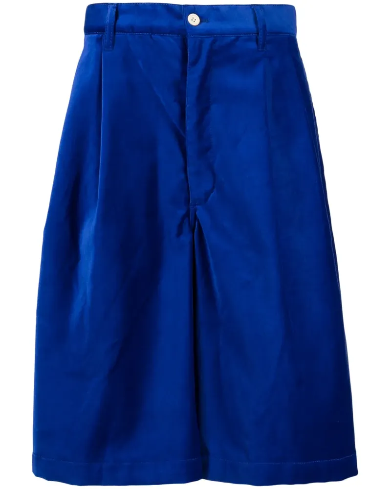 Comme des Garçons Bermudas mit Falten - Blau Blau