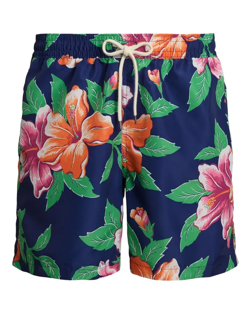 Ralph Lauren Badeshorts mit Blumen-Print - Blau Blau
