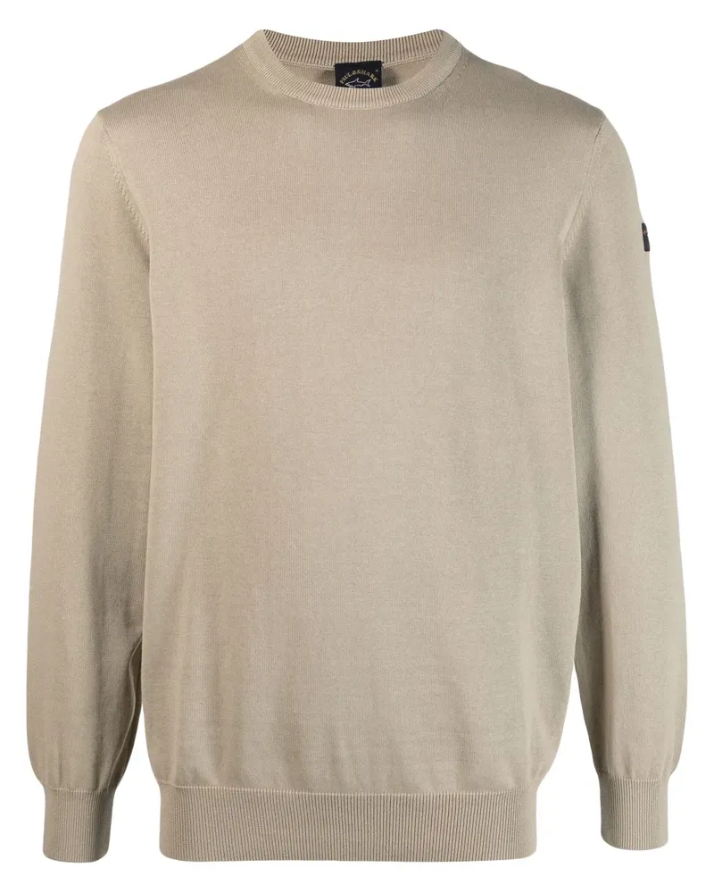 Paul & Shark Sweatshirt aus Bio-Baumwolle - Nude Nude