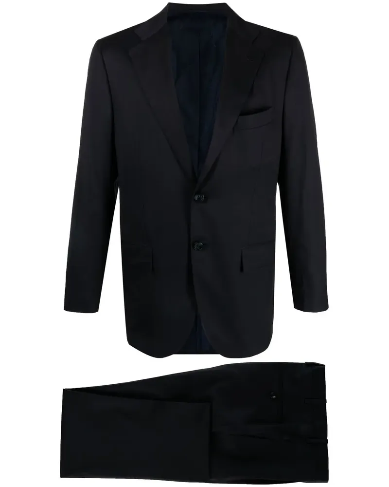 Kiton Zweiteiliger Anzug - Blau Blau