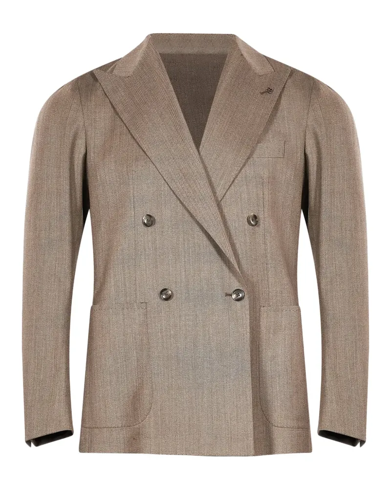 Tagliatore double-breasted peak-lapel suit - Braun Braun