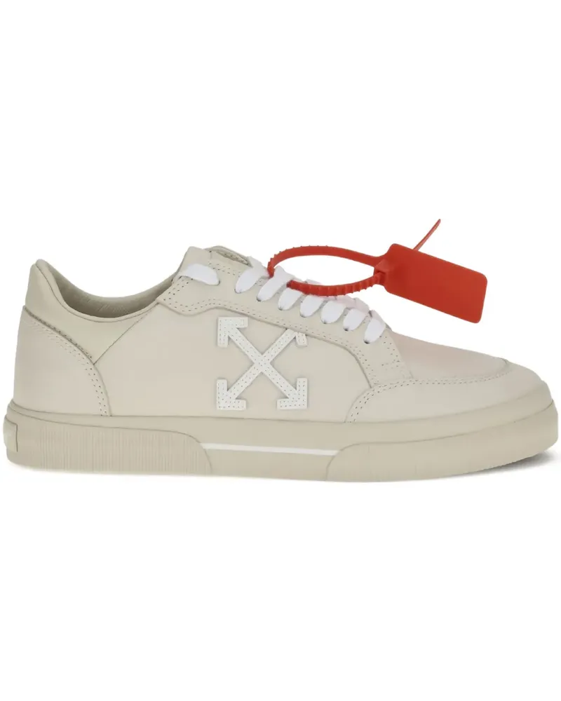 OFF-WHITE Vulcanized arrow-logo low sneakers - Nude Nude