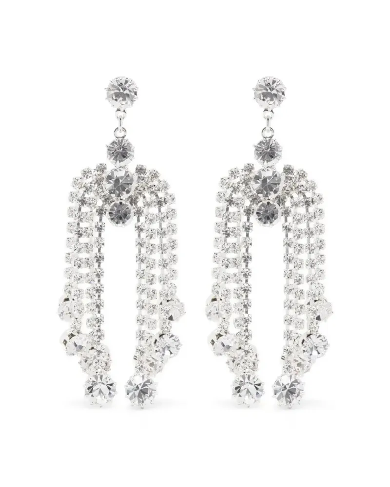 Magda Butrym Ohrringe mit Kristallen - Silber Silber