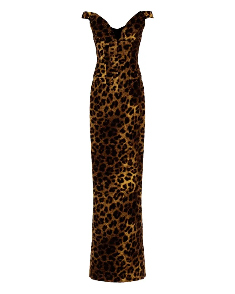 The New Arrivals Ilkyaz Ozel Shakti Kleid - Braun Braun