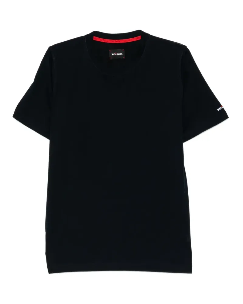 Kiton round-neck T-shirt - Blau Blau