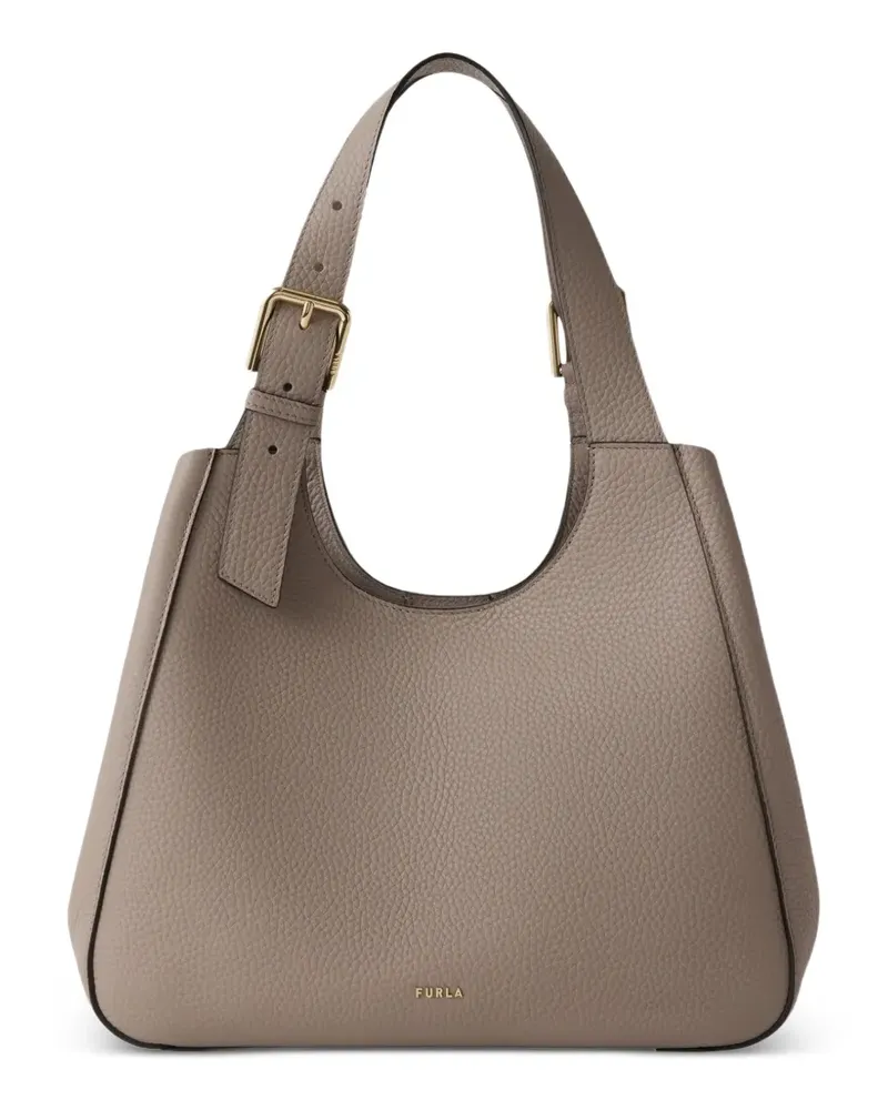 Furla Dora tote M - Grau Grau