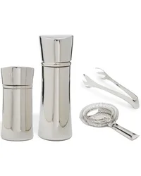 Sambonet Vierteiliges Bamboo Bar-Set Silber