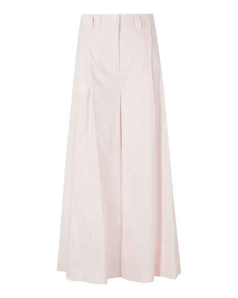 SOLOTRE pleated tailored trousers - Rosa Rosa