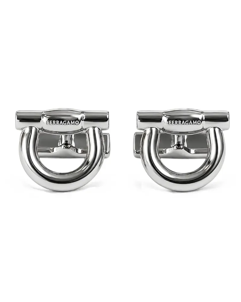 Ferragamo Manschettenknöpfe im Gancini-Design - Silber Silber