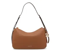 Mittelgroße Nolita Schultertasche mit Reißverschluss - Braun