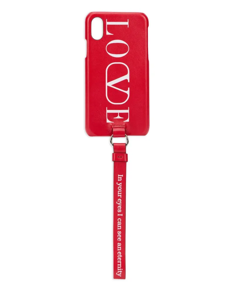 Valentino Garavani Love iPhone X-Hülle - Rot Rot