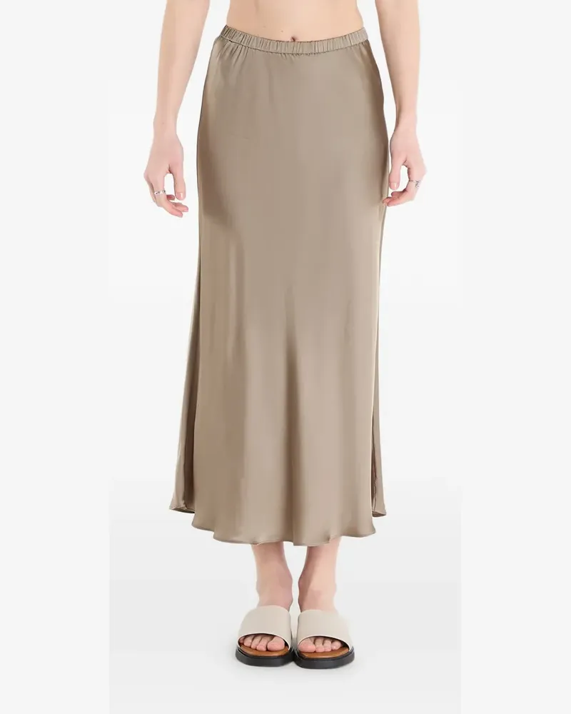 Samsøe & Samsøe elasticated-waist midi skirt - Nude Nude