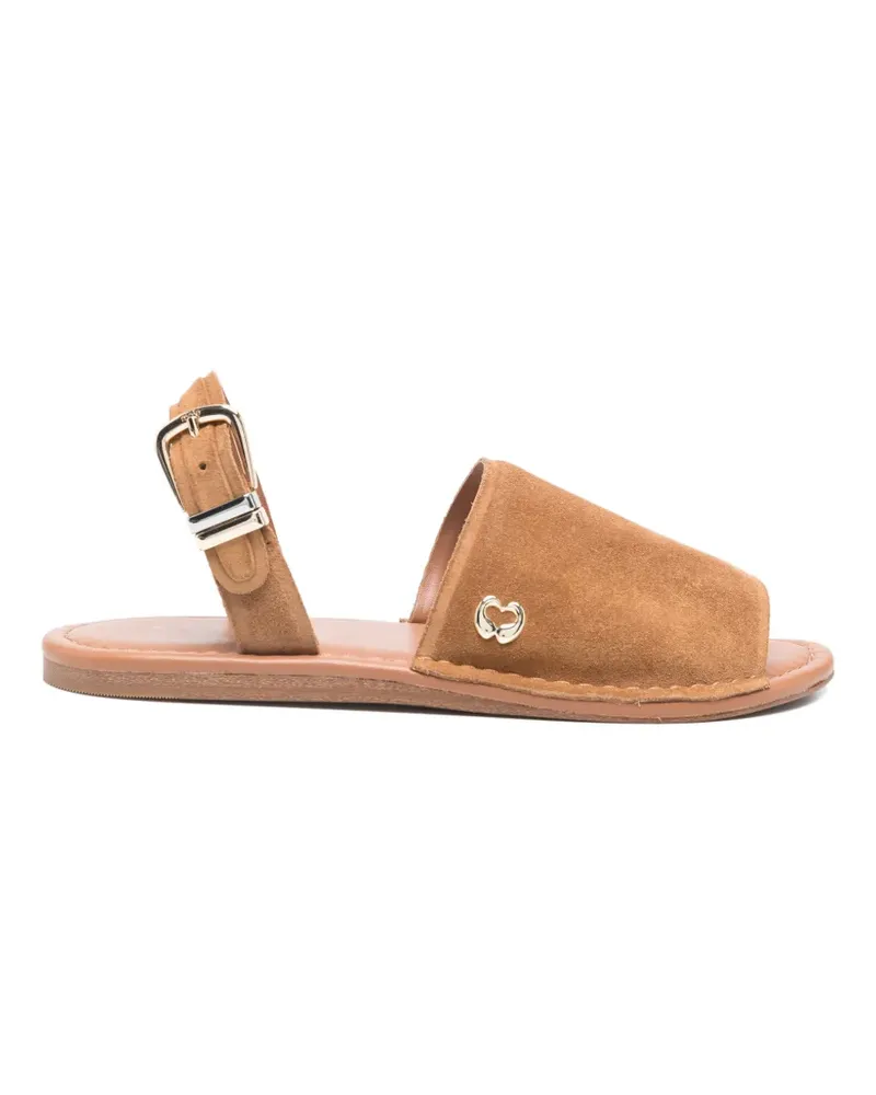 Maje Sandalen mit Schnallen - Braun Braun